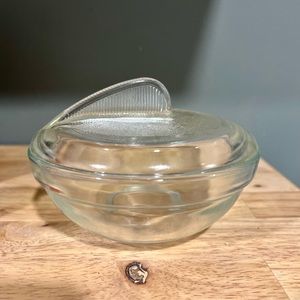 Vintage MCM KIG Indonesia Glass Dish Jar